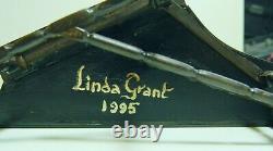 Dolls House Miniature 1/12 Scale Spinet/piano And Stool By Linda Grant 1995