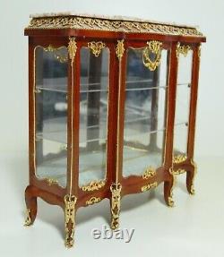 Dolls House Miniature 1/12 Scale Vitrine Display Cabinet #2 By Bkd Miniatures