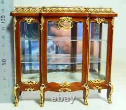 Dolls House Miniature 1/12 Scale Vitrine Display Cabinet #2 By Bkd Miniatures