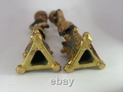Dolls House Miniature 1/12 Vintage Pair of Blackamoors by Artisan John Hodgson