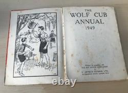 Dolls House Miniature 1/12th Scale Bespoke hand made 1960 cub camp and cub doll