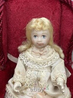 Dolls House Miniature 112 ARTISAN Doll Jill Bennett OOAK J Designs Handmade