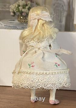 Dolls House Miniature 112 ARTISAN Doll Jill Bennett OOAK J Designs Handmade