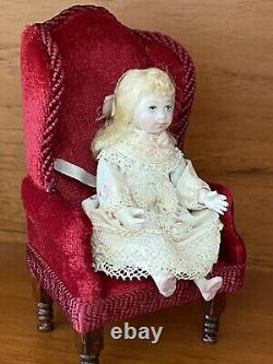 Dolls House Miniature 112 ARTISAN Doll Jill Bennett OOAK J Designs Handmade