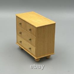 Dolls House Miniature 112 Chest of Drawers by UK Artisan Jane Newman