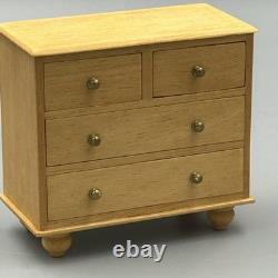 Dolls House Miniature 112 Chest of Drawers by UK Artisan Jane Newman