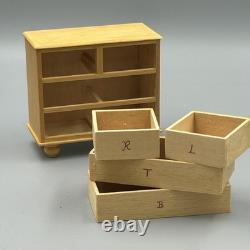Dolls House Miniature 112 Chest of Drawers by UK Artisan Jane Newman