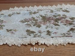 Dolls House Miniature 112 Large Wool Needlework crotchet Rug 340 mm x 190 mm