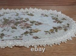 Dolls House Miniature 112 Large Wool Needlework crotchet Rug 340 mm x 190 mm
