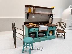 Dolls House Miniature 112 Scale Kitchen Counter Furniture Unit