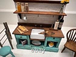 Dolls House Miniature 112 Scale Kitchen Counter Furniture Unit