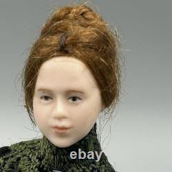 Dolls House Miniature 112 Vintage Artisan Porcelain Lady Doll