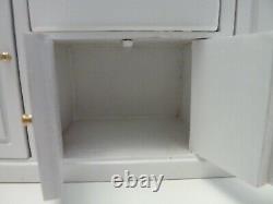 Dolls House Miniature 112th JBM Kitchen White Sink Unit & Wall Shelf Not 100%