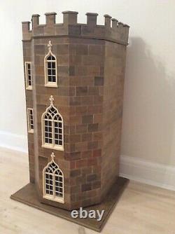 Dolls House Miniature 12th Gothic Tower House By Anglesey Dolls Houses