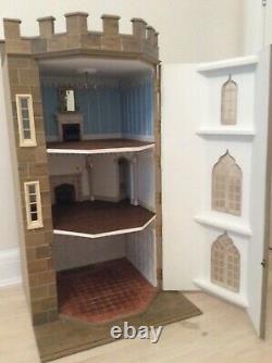 Dolls House Miniature 12th Gothic Tower House By Anglesey Dolls Houses