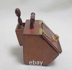 Dolls House Miniature ARTISAN LEN WHITE GEORGIAN COAL SCUTTLE WITH SHOVEL