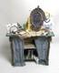 Dolls House Miniature Artisan Signed David Ward Filled Dressing Table