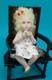 Dolls House Miniature Artisan Carol Mcbride Girl Child Cherry Dress