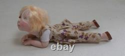 Dolls House Miniature Artisan Carol McBride GIRL CHILD HAIR SLIDE