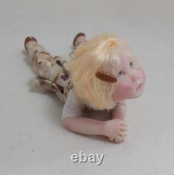 Dolls House Miniature Artisan Carol McBride GIRL CHILD HAIR SLIDE