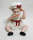 Dolls House Miniature Artisan Carol Mcbride Girl Child With Hat