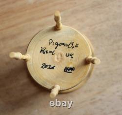 Dolls House Miniature Bedside Table 112 OOAK By ARTISAN PigeonOak