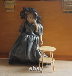 Dolls House Miniature Bedside Table 112 OOAK By ARTISAN PigeonOak