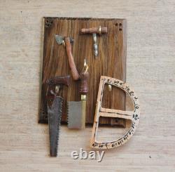 Dolls House Miniature Carpenters Tool Shelf 112 OOAK By Artisan PigeonOak