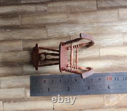 Dolls House Miniature Children's Rocking Chair 112 OOAK By Artist PigeonOak