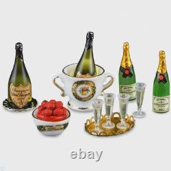 Dolls House Miniature Christmas Champagne Celebration set 112 scale Reutter