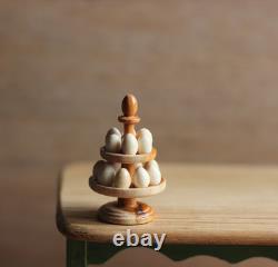 Dolls House Miniature Egg Holder 112 Rare OOAK By ARTISAN PigeonOak