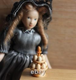 Dolls House Miniature Egg Holder 112 Rare OOAK By ARTISAN PigeonOak