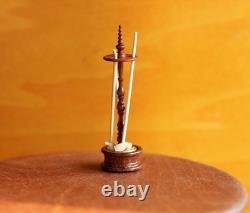 Dolls House Miniature Georgian Era Pipe Rack Rare 112 OOAK By Artist PigeonOak