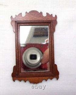 Dolls House Miniature HANDMADE BY ARTISAN. GEORGIAN MIRROR SIGNED AND DATED M H