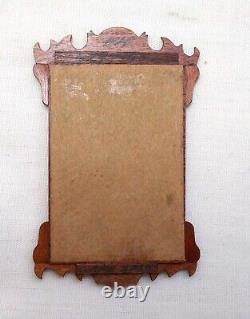 Dolls House Miniature HANDMADE BY ARTISAN. GEORGIAN MIRROR SIGNED AND DATED M H