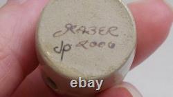 Dolls House Miniature I. G. M. A. Jane Graber Stoneware CROCK PICKLED GHERKINS
