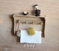 Dolls House Miniature OOAK 112th Scale Bathroom Shelf Set By ARTISAN PigeonOak