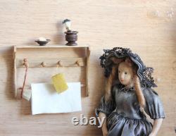 Dolls House Miniature OOAK 112th Scale Bathroom Shelf Set By ARTISAN PigeonOak