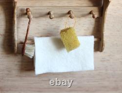 Dolls House Miniature OOAK 112th Scale Bathroom Shelf Set By ARTISAN PigeonOak