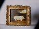 Dolls House Miniature Oil Painting, A Pig In Its Sty, Hand Painted & Signed