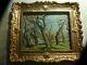 Dolls House Miniature Oil Painting Chestnut Trees At Louveciennes