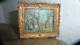 Dolls House Miniature Oil Painting Chestnut Trees At Louveciennes