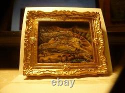 Dolls House, Miniature, Oil Painting, God Creating Adam, After William Blake