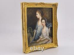 Dolls House Miniature Original Oil Painting By Christopher Whitford