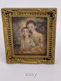 Dolls House Miniature Original Oil Painting By Christopher Whitford