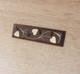Dolls House Miniature Peg Rail Hammered Brass Design 112 Ooak Pigeonoak
