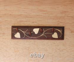 Dolls House Miniature Peg Rail Hammered Brass Design 112 OOAK PigeonOak