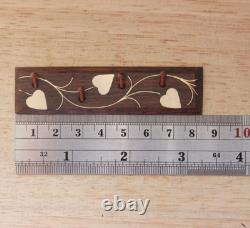 Dolls House Miniature Peg Rail Hammered Brass Design 112 OOAK PigeonOak