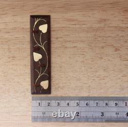 Dolls House Miniature Peg Rail Hammered Brass Design 112 OOAK PigeonOak