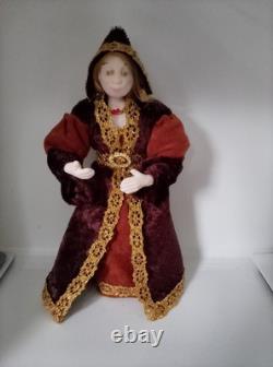 Dolls House Miniature Polymer Clay Tudors Henry's Wives 1-12TH